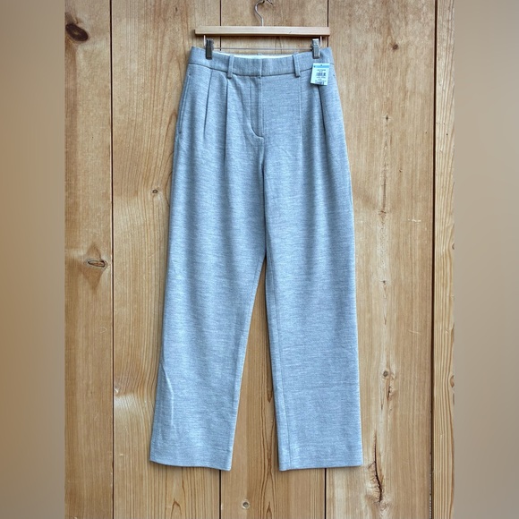Rag & Bone NWOT Clover Gray Wool Pants Sz 4 - Picture 2 of 6